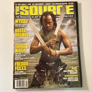 The Source Magazine August 2000 Issue #131 Wyclef Busta Rhymes Three 6 Mafia